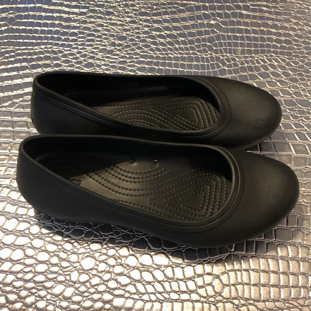 CROCS Black Women's Flats - Picture 4 of 6